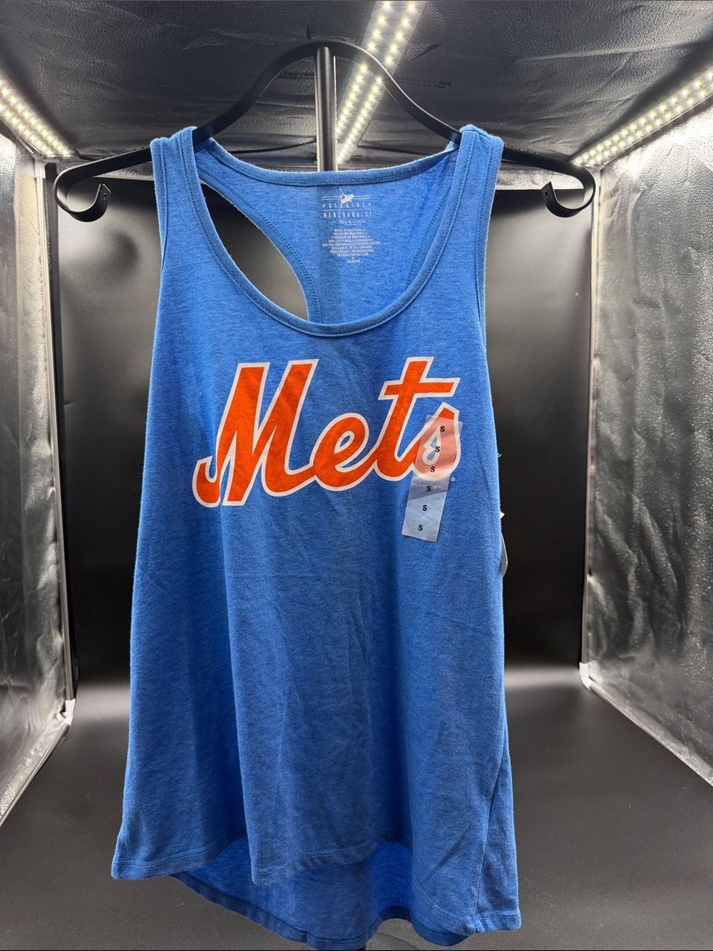 Mets Blue Racerback Tank Top by Antigua